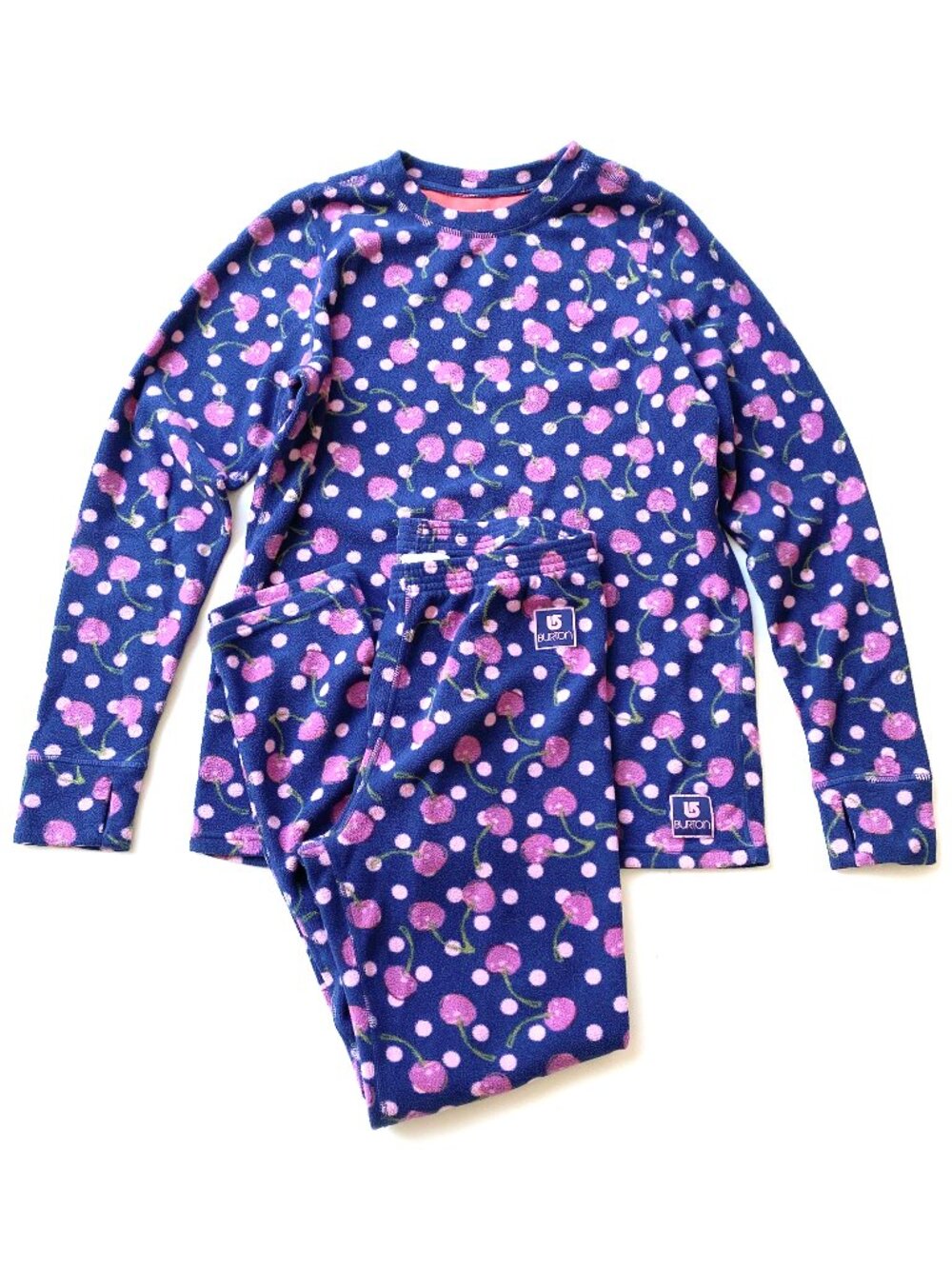 Burton Girls Fleece Base Layer Set Size Large Dryride